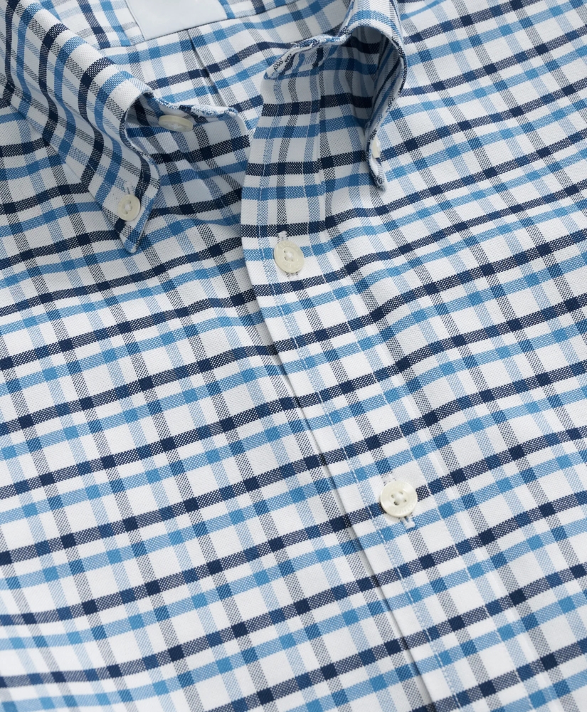 04032a2a_STRETCH_COTTON_NON_IRON_OXFORD_POLO_BUTTON_DOWN_COLLAR_DOUBLE_CHECK_SHIRT_BLUE-1