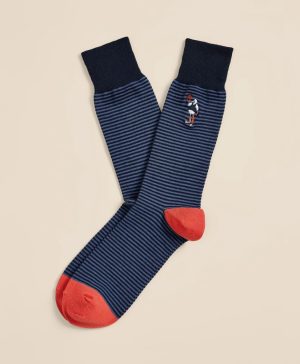 Cotton-Blend Henry Basketball Socks
