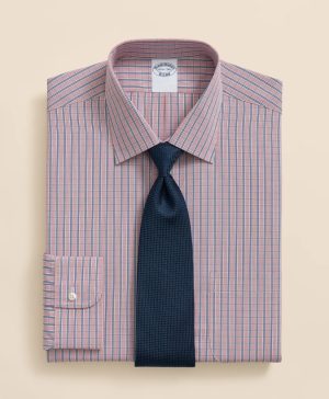 Pure Supima ® Cotton Regular-Finish Ainsley Collar, Ground Check Dress Shirt