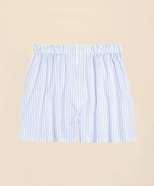 Cotton Broadcloth Ground Stripe Boxers