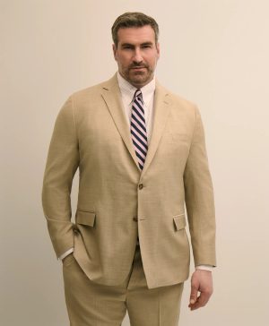 Big & Tall Stretch Wool Suit Jacket
