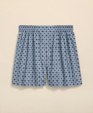 Cotton Broadcloth Foulard Boxers