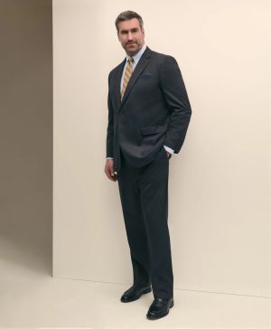 Big & Tall Stretch Wool Two-Button 1818 Suit
