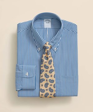 Pure Supima ® Cotton Regular-Finish Polo Button Down Collar, Candy Stripe Dress Shirt