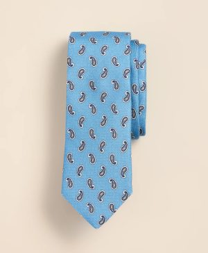 Cotton-Silk Foulard Tie