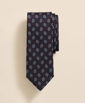Silk Spaced Flower Tie