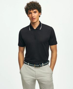 Performance Series Quarter-Zip Pique Polo Shirt
