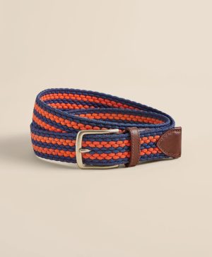 Stretch Woven Stripe Belt