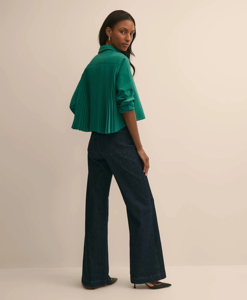 32015999_THE_CROPPED_BACK_PLEAT_SHIRT_GREEN-1