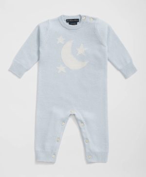 Cashmere Moon Motif Onesie