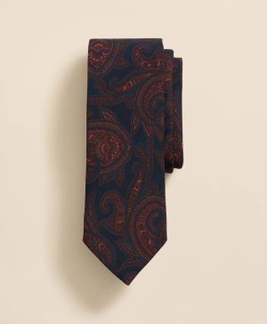 Silk Large Paisley Tie