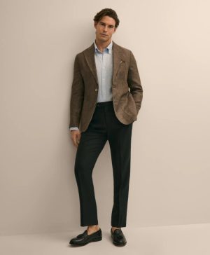 Classic Fit Linen 1818 Dress Pants