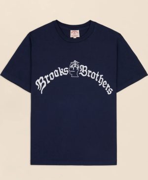 Brooks Brothers x Brain Dead Cotton Vintage-Inspired Emblem T-Shirt