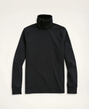 Stretch Supima ® Cotton Turtleneck