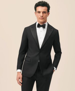 Slim Fit Wool 1818 Peak Lapel Tuxedo