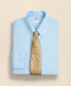 Stretch Supima ® Cotton Non-Iron Twill Button-Down Collar Dress Shirt