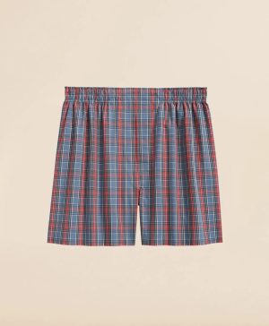 Cotton Broadcloth Tartan Boxers