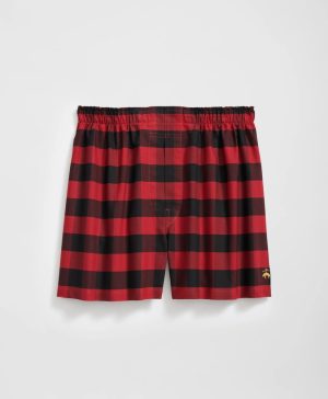 Cotton Oxford Plaid Boxers