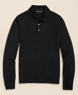 Ultimate Merino Wool Polo Sweater