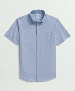 Friday Shirt, Short-Sleeve Poplin End on End