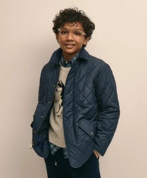 Boys Water-Repellent Quilted Jacket