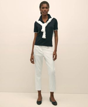 Floral Embroidered Straight Leg Jeans