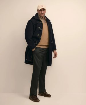 Big & Tall Classic Wool Duffle Coat