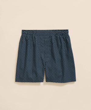 Cotton Broadcloth Dot Boxers