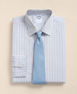 Pure Supima ® Cotton Regular-Finish Ainsley Collar, Check Dress Shirt