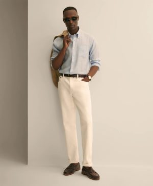 Straight Fit Denim Jeans