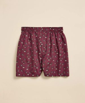 Cotton Broadcloth Mallard Boxers