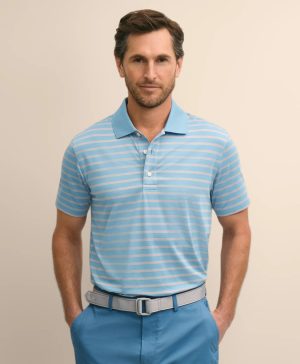 Performance Series Micro-Stripe Polo Shirt