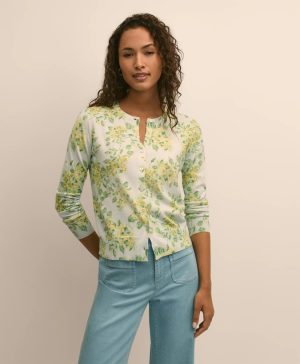 Cotton Floral Cardigan