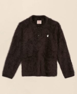 Brooks Brothers x Brain Dead Brushed Cashmere Embroidered Emblem Polo Sweater