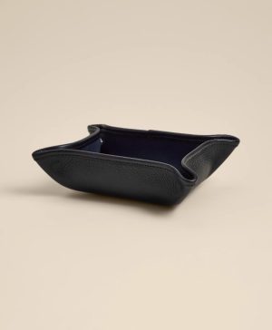 Ghurka No. 58 Leather & Cotton Folding Snap Tray