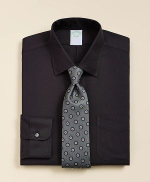 Brooks Brothers Explorer Collection Non-Iron Twill Ainsley Collar, Dress Shirt