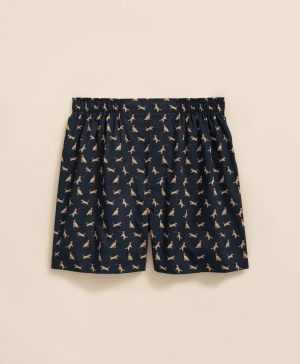 Cotton Broadcloth Dog & Frisbee Boxers