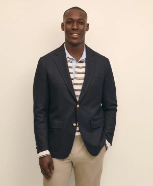 No. 1 Sack Blazer in Dobby Wool