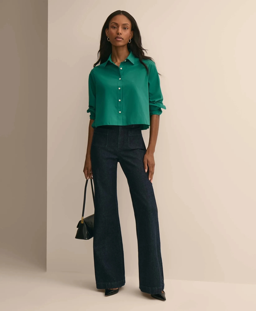 679c6fc9_THE_CROPPED_BACK_PLEAT_SHIRT_GREEN-1