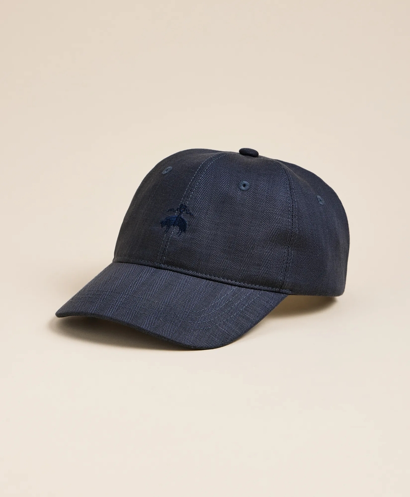 6aa07d5b_LINEN_BLEND_HERRINGBONE_EMBROIDERED_BASEBALL_HAT_NAVY-1