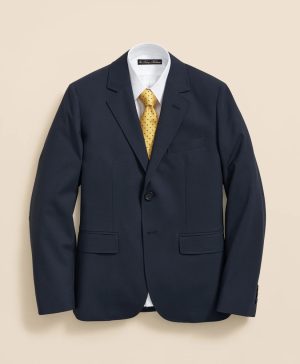 Boys Prep Two-Button Wool Suit Jacket