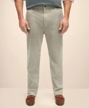 Big & Tall Five-Pocket Stretch Corduroy Cotton Pants