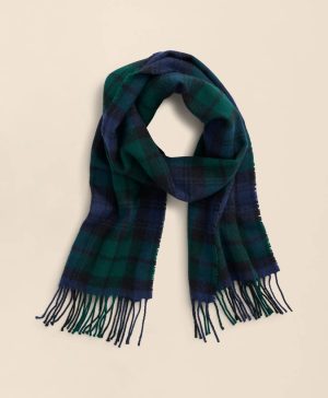 Lambswool Black Watch Tartan Scarf