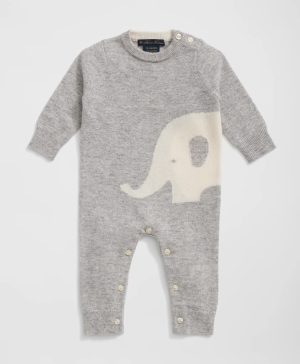Cashmere Elephant Onesie
