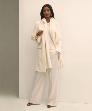 Brushed Wool Coat