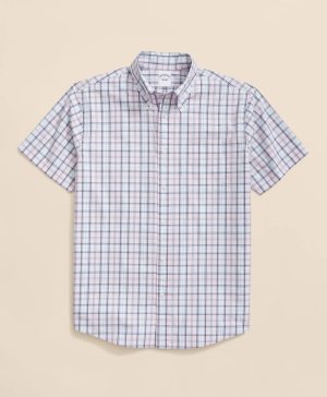 Friday Shirt, Short-Sleeve Poplin Plaid