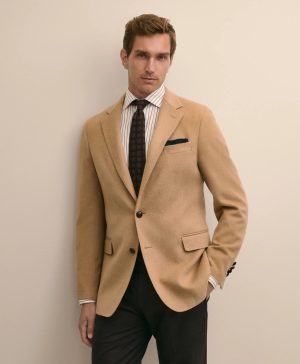 Classic Fit Camel Hair Twill 1818 Sport Coat