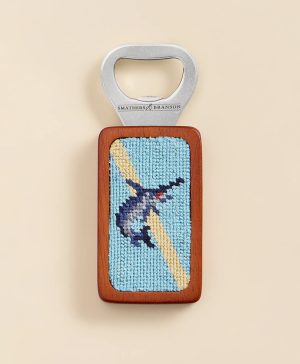 Smathers & Branson Needlepoint Marlin Bottle Opener