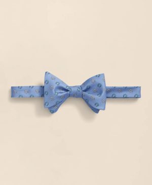 Silk Horseshoe Bow Tie