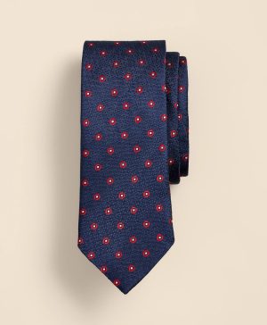 Silk Stardot Tie